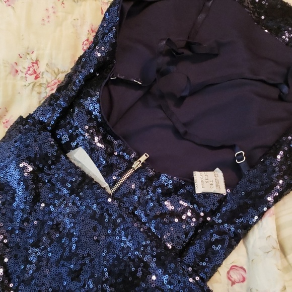 HOST PICK Navy sequined party dress - Picture 3 of 4